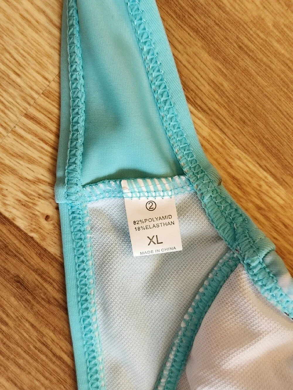 Turquoise Aztec Print Two-Piece Bikini - Picture 4 of 4